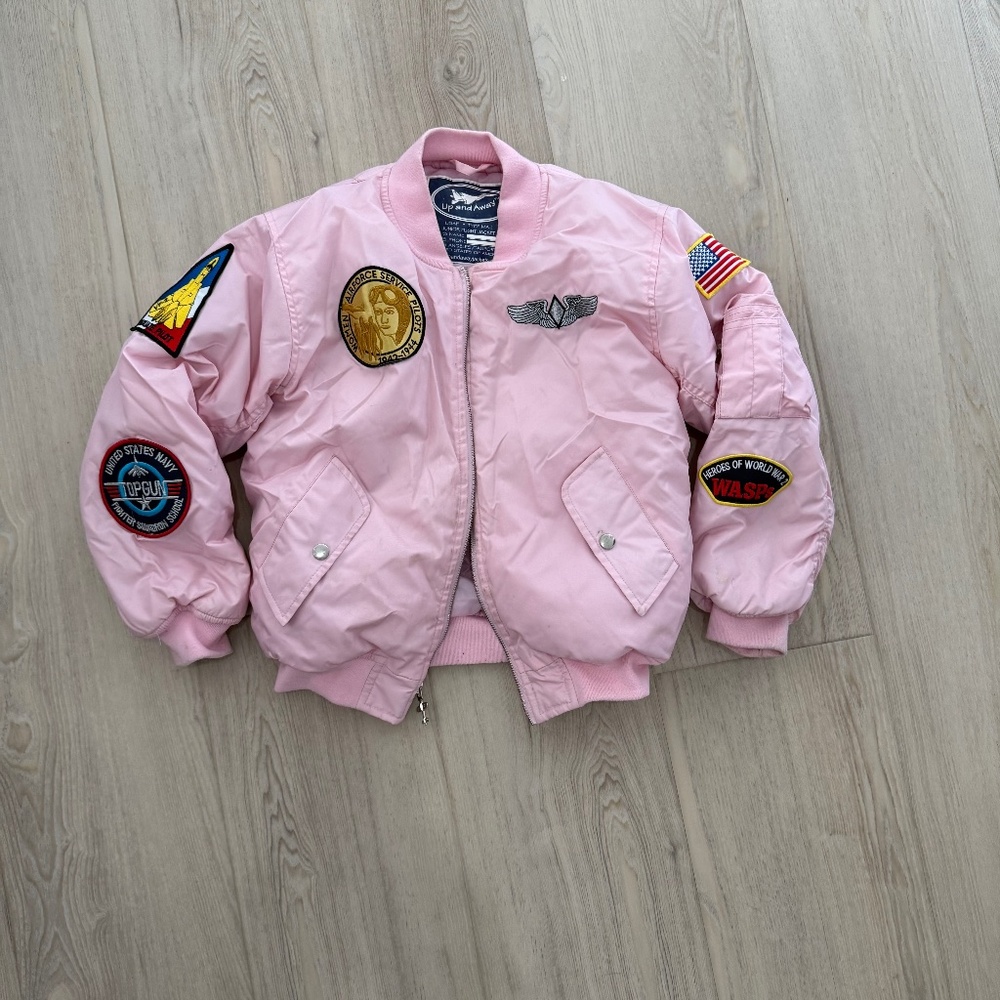 Girl’s Airplane Puffer